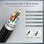 Choetech XCC‑1008‑BK USB‑C to USB‑C კაბელი - Image 12