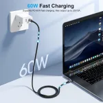 Choetech XCC-1014 PD 60W USB-C to USB-C 1.2m Cable - Image 2