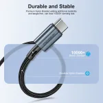Choetech XCC-1014 PD 60W USB-C to USB-C 1.2m Cable - Image 3