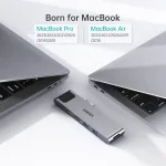 Choetech HUB-M24 7-In-2 MacBook Pro/Air USB Adapter USB C Hub - Image 2
