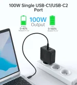 Choetech PD8005 100W GAN Dual C+Single A Charger - Image 2