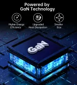 Choetech PD8005 100W GAN Dual C+Single A Charger - Image 6