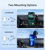 Choetech T203-F 15W Gravity Wireless Car Charger - Image 3