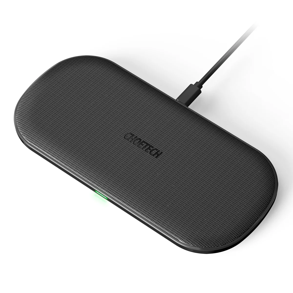 T535-BK-A.webp Choetech T535-S 20W, 2 In 1 Wireless 5 coils Charging Pad - Image 1