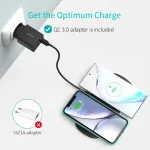 Choetech T535-S 20W, 2 In 1 Wireless 5 coils Charging Pad - Image 5