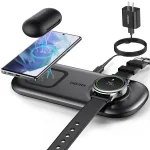 Choetech T570-S 2 In 1 Wireless 10W Charger, Phone + Watch - Image 8