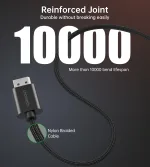 Choetech XDH01 DP to HDMI კაბელი (DisplayPort-იდან HDMI-ზე) - Image 5