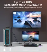 Choetech XDH01 DP to HDMI კაბელი (DisplayPort-იდან HDMI-ზე) - Image 6