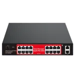 Do-Link GPS316, 16x Gigabit POE RJ-45 Ports, 2x Gigabit Uplink RJ-45 Ports + 1*SFP, Smart Poe Switch