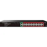 Do-Link GPS424, 24x Gigabit POE RJ-45 Ports, 2x Gigabit Uplink RJ-45 Ports + 2*SFP, Smart Poe Switch