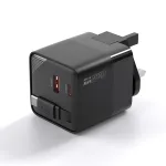 Choetech PD6091 NexGen PD65W GaN Wall Charger with Retractable Cable Black - Image 2